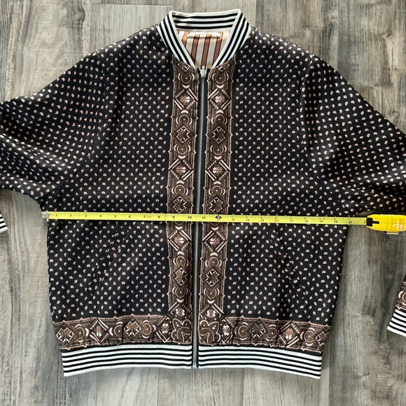 Scotch & Soda Black and Brown Bomber Jackets - Picture 5 of 10